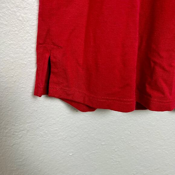 Eileen Fisher Red Stretch Viscose Jersey Shift Dress Large - Picture 5 of 6